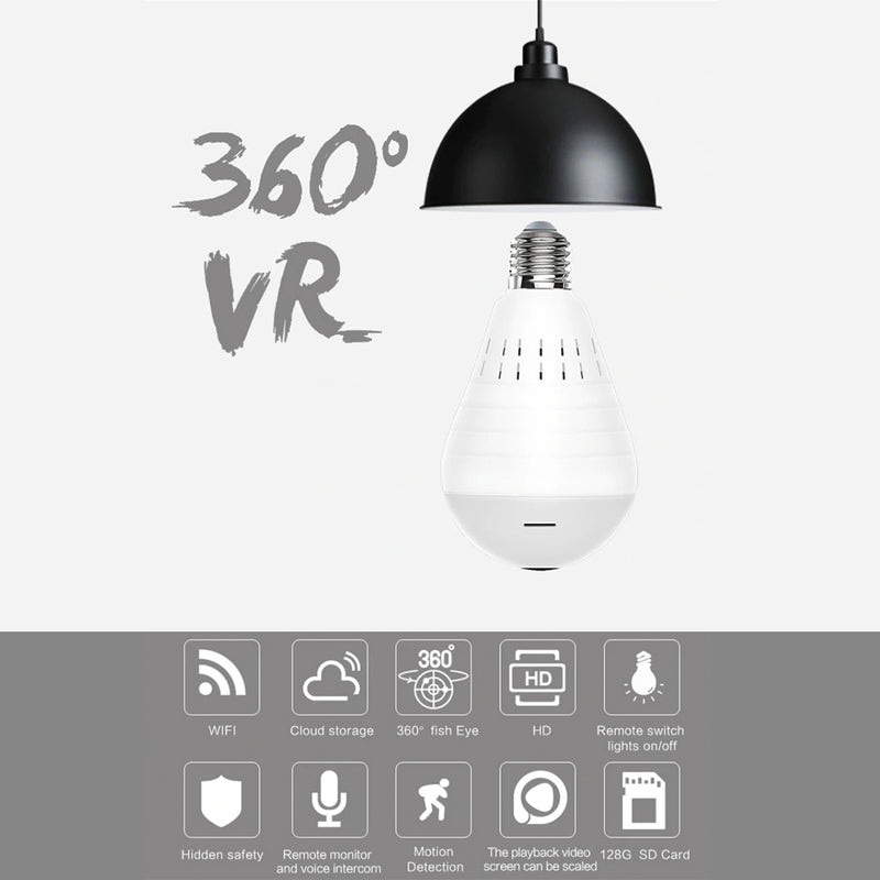 Secret Security Cam Bulb For Safety of Your Home